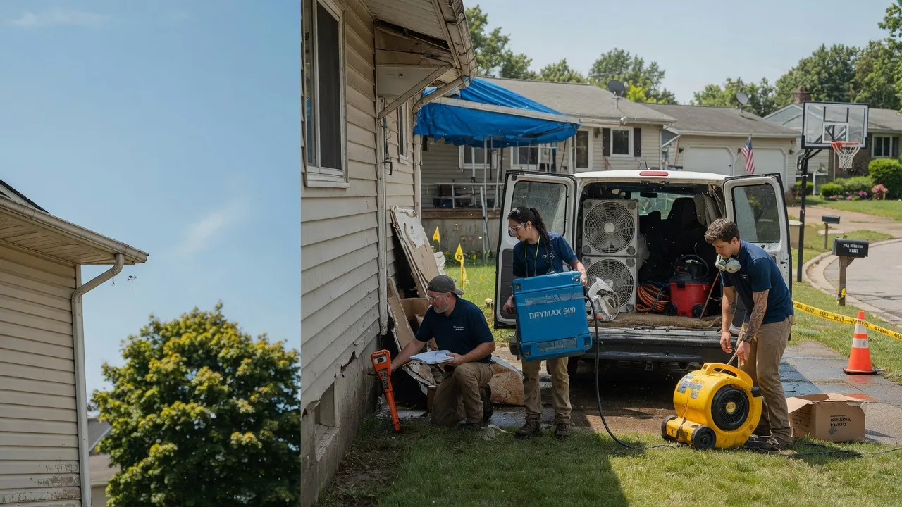 Ceiling Leak Cleanup in North Evans, NY near me